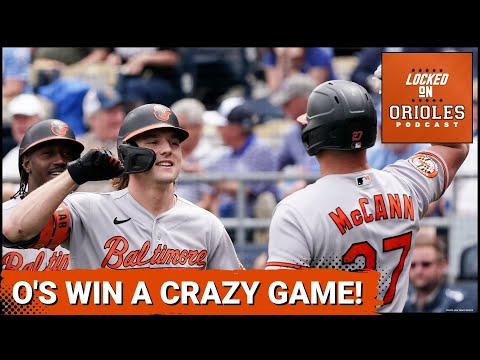Orioles win a wild 13-10 game to take the series over the Royals!