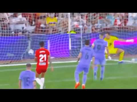 David Alaba Incredible free kick goal vs Almeria