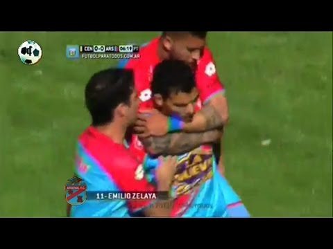 Gol Emilio Zelaya - Rosario Central 0 Vs Arsenal 1 - Primera División 2014