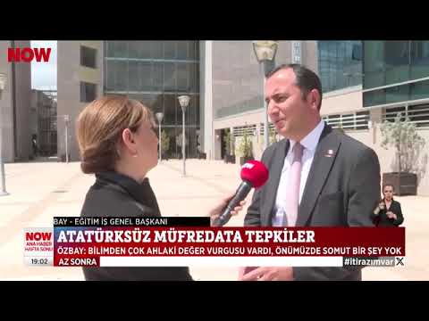 Genel Başkanımız Kadem Özbay, yeni müfredat ile ilgili NOW TV`ye açıklamalarda bulundu. 25/05/2024 | EĞİTİM İŞ
