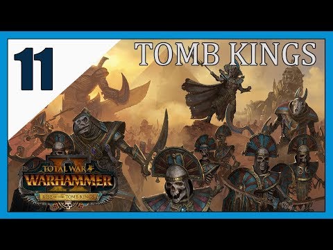 The Errant Army. Total War: Warhammer 2. Tomb Kings - High Queen Khalida . Let's Play 11