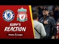 Klopp's reaction: 'It feels like a big one today' | Chelsea vs Liverpool