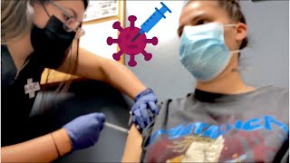 I GOT THE COVID VACCINE!! | Sam&amp;Alyssa |