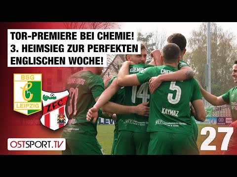 Tor-Premiere bei Chemie! 3. Heimsieg zur perfekten Woche: Chemie - Meuselwitz | Regionalliga Nordost