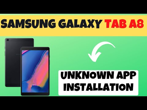 Samsung Galaxy Tab A8 , A8 LTE Unknown App Installation || Install App From Unknown Sources
