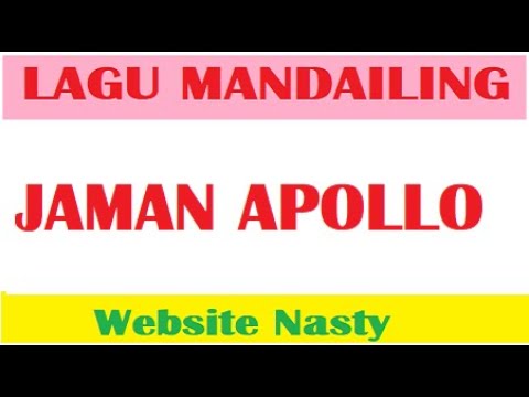 Lagu TAPSEL Mandailing ❗ JAMAN APOLLO