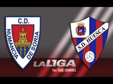 Gol de Juan Carlos (0-1) en el Numancia - Huesca - HD
