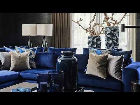 image-What Colour chair goes with blue sofa?
