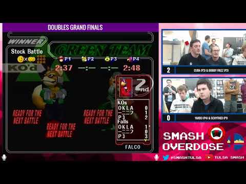 Smash Overdose 4 - Cuda & Bobby Frizz (Green) vs Yardo & Schythed (Red) - Doubles Grand Finals