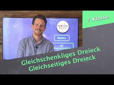 Gleichschenkliges Dreieck und gleichseitiges Dreieck