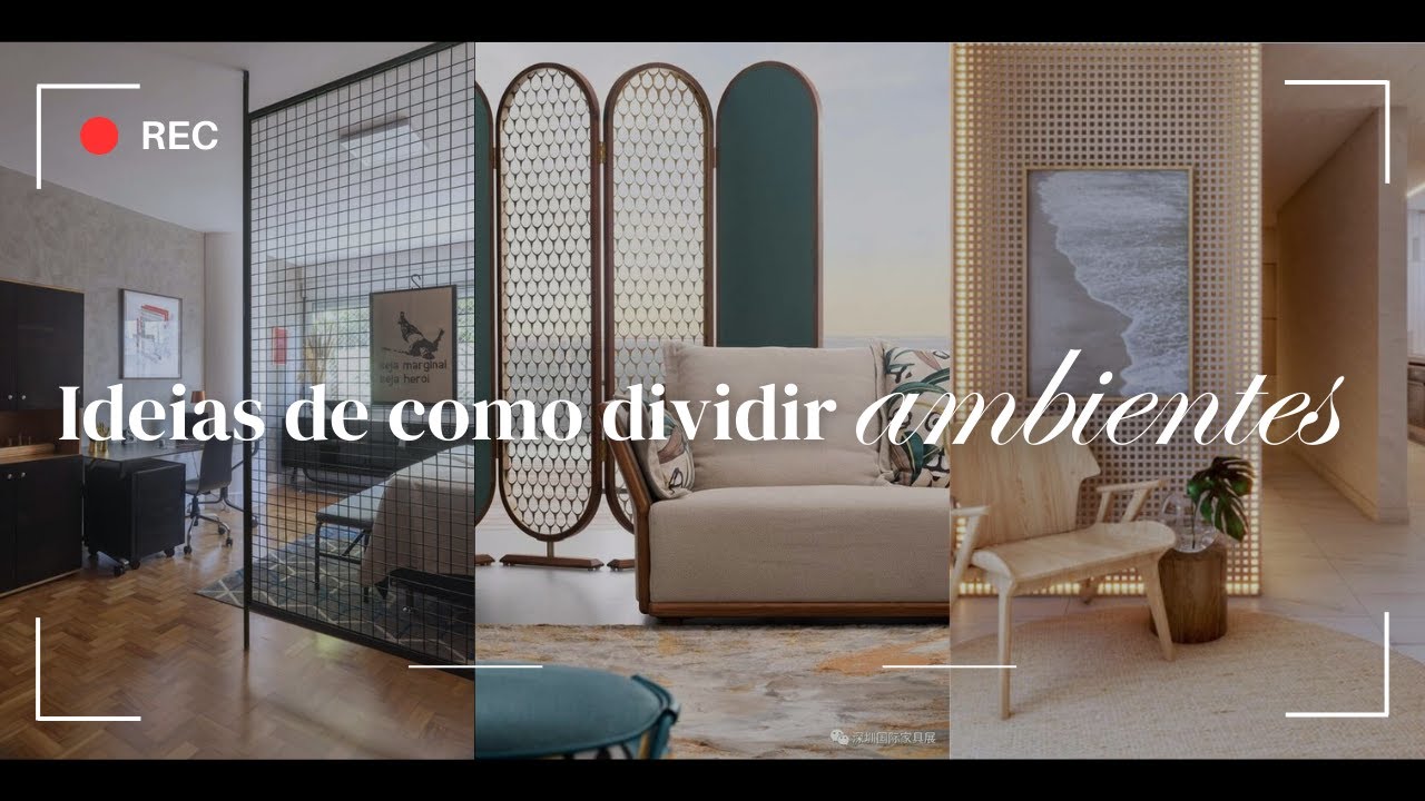 Ideias para dividir ambientes | Canal de decoração