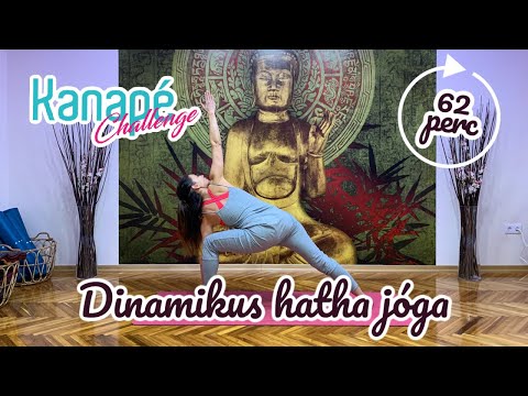 Dinamikus hatha jóga Mónival (62 perc)