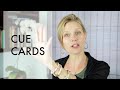 The Secret to Using Cue Cards on Camera