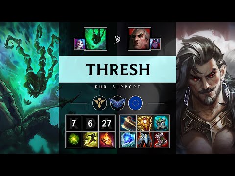 Thresh Support vs Swain - EUW Diamond Patch 25.07