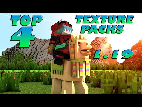 ✨ TOP 4 TEXTURE PACKS for MINECRAFT 1.19 - 1.19.3 (JAVA and BEDROCK) ⭐ TEXTURE PACK 1.19