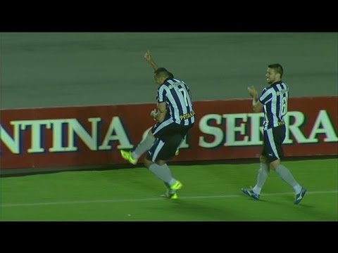 Gol de Roger Carvalho, Mogi Mirim 0 x 3 Botafogo 11/09/2015, Brasileiro Série B 2015