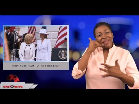 Happy birthday to First Lady Melania Trump (ASL - 4.26.18)