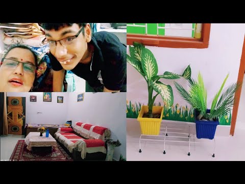 Makeover of living room in budget // low budget makeover of room // indian middleclass room makeover