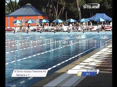 Serie 6 dei 50 Dorso  Assoluti Femmine Master - 13 Memorial Andrea Bettiol