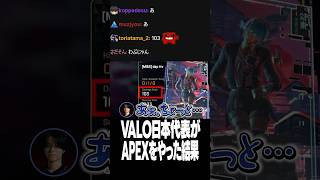 VALO日本代表がAPEXをやった結果【Euriece/ユリース/4rufa/Dep/APEX】