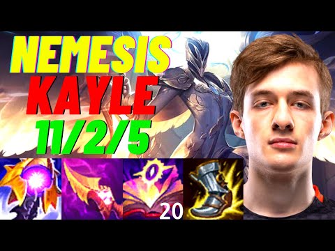 NEMESIS PLAYS KAYLE VS LUCIAN MID |KR GRANDMASTER PATCH 11.10| [League of Legends] Full Gameplay