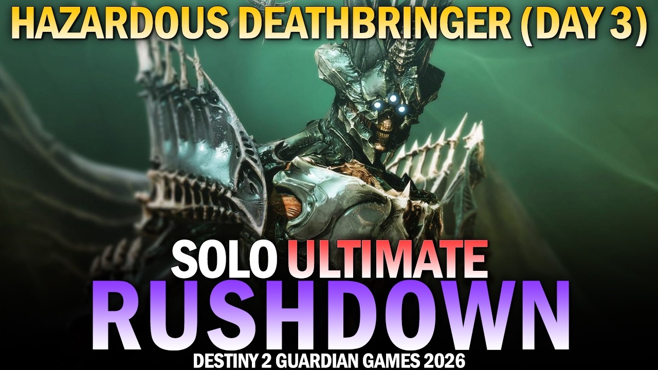 Solo Ultimate Rushdown (Day 3) - Hazardous Deathbringer Build [Destiny 2]