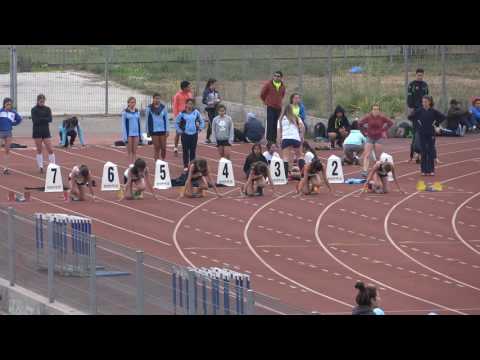 100m cadete damas s4 - Nac. menor cadete 2016