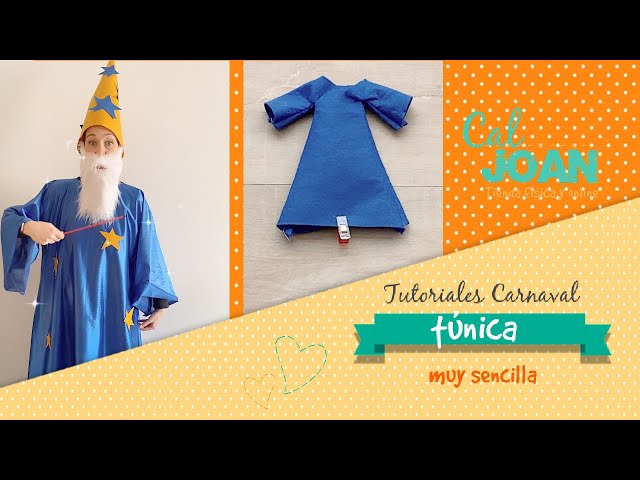 Vídeo relacionado con Acan Tradineur - Túnica con Capucha - Fabricado en poliéster - Ideal para disfrazarse en Carnaval, Halloween - Color Blanco - Talla XL