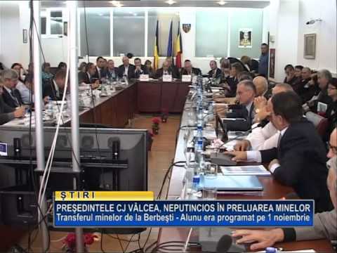 Presedintele CJ Valcea, neputincios in preluarea minelor