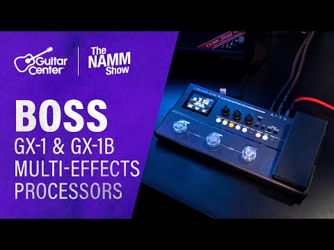 BOSS GX-1 and GX-1B Guitar and Bass Multi-Effects Processors | NAMM 2026