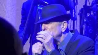 Leonard Cohen, Show Me The Place, Boston 16-12-2012.