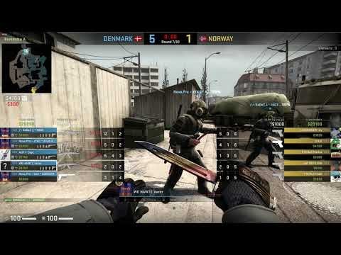 Pro Gaming - CS:GO, KoN Denmark vs KoN Norway, Map 1 - Overpass (21st of September 2018), King of...