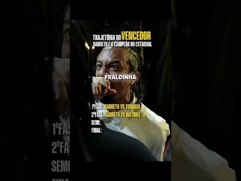 BARRETO é o CAMPEÃO do ESTADUAL 👑🌻 #batalhaderima #rimas #freestyle #rap #barreto