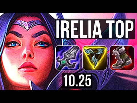 IRELIA vs DARIUS (TOP) (DEFEAT) | 7 solo kills, 800+ games, 900K mastery | KR Diamond | v10.25