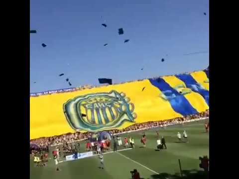 "Recibimiento Rosario Central vs Newells por el Clásico Rosarino" Barra: Los Guerreros • Club: Rosario Central