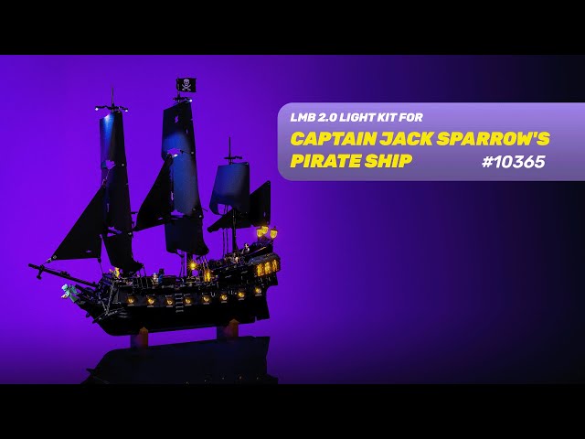 Video teaser for LIGHT MY BRICKS - Captain Jack Sparrow's Pirate Ship 10365