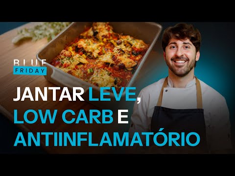 Jantar leve, low carb e antiinflamatório