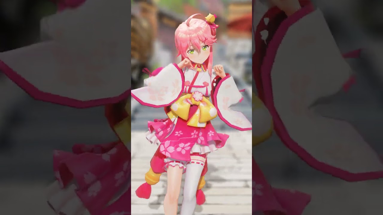 [ホロライブMMD]　さくらみこ　summertime　#Shorts