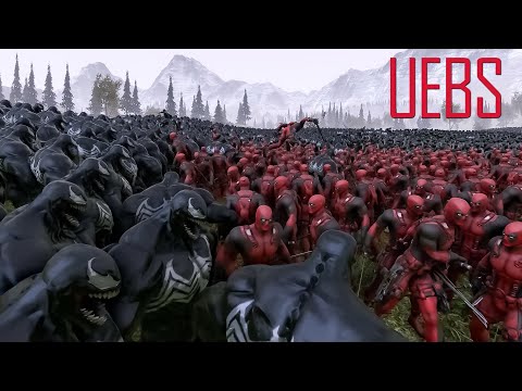 22.000 Deadpool vs 20.000 Venoms- Ultimate Epic Battle Simulator 2- UEBS 2
