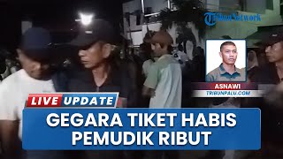 Tidak Kebagian Tiket Kapal, Penumpang di Pelabuhan Bunta Banggai Sulawesi Tengah Langsung Ribut