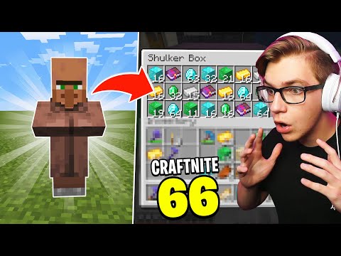 Craftnite: #66 - THIS VILLAGER MADE ME THE *RICHEST* ON THE SERVER...