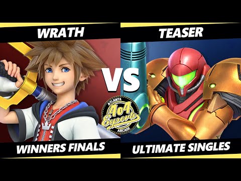 4o4 Smash Night 32 Winners Finals - Wrath (Sora, Sonic) Vs. Teaser (Samus) SSBU Ultimate Tournament