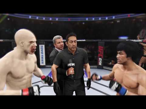 Krampus vs. Bruce Lee (EA sports UFC 2) - CPU vs. CPU
