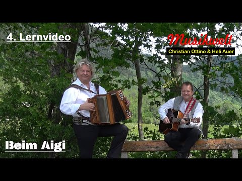 Beim Aigi - 4. Lernvideo in B/Es/As/Des - Musikwelt - Christian Ottino & Heli Auer (c) 2024