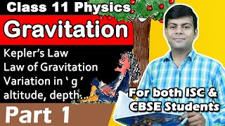 Ch-7: Gravitation | Class 11 Physics | ISC, CBSE, NCERT 2024