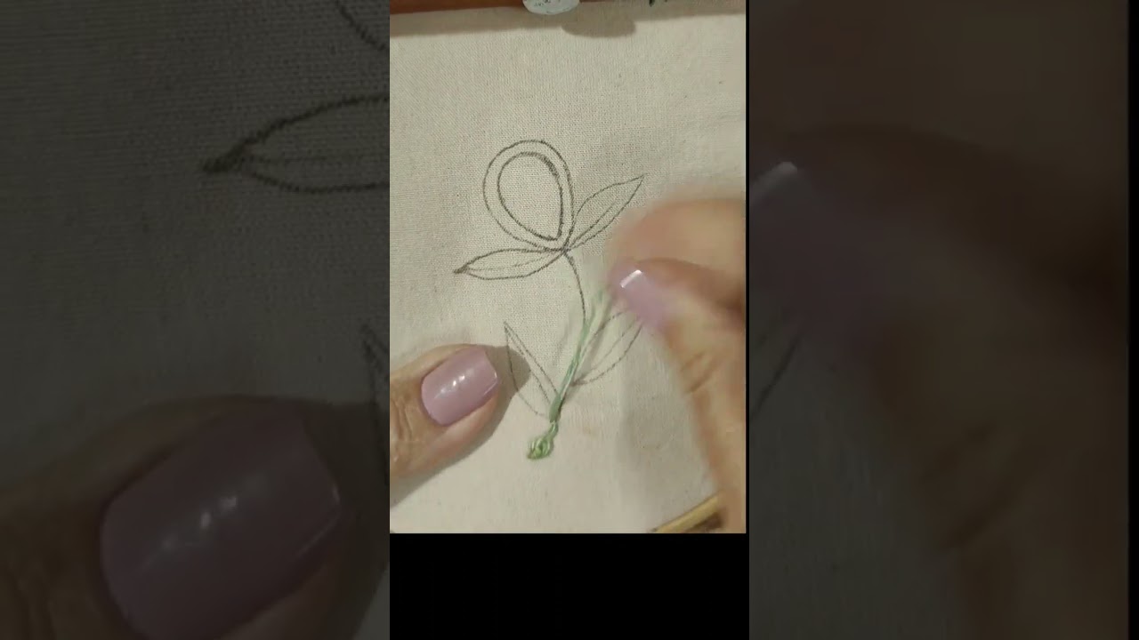 Chain Stitch #handembroidery #freeembroidery