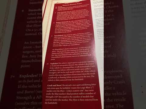 Vehicle Damage Table