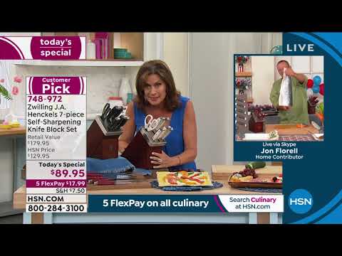 Zwilling  J.A. Henckels 7piece SelfSharpening Knife Bloc...