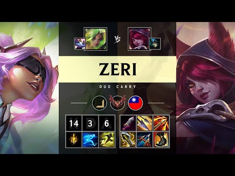 Zeri ADC vs Xayah - TW Grandmaster Patch 25.17