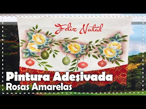 PANO DE COPA ROSAS AMARELAS com Luis Moreira e Iran Silva - Programa Arte Brasil -  21/11/2017